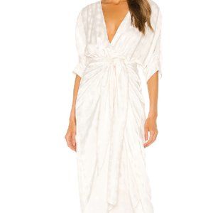 Cream Wrap Dress - Callahan Sami Dress Size Small